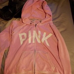 Pink zip up jacket